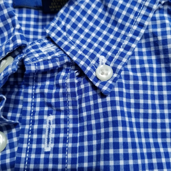 Polo Ralph Lauren Blue Gingham Button Down Shirt Size 10/12 - Picture 5 of 10